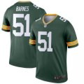 Mens Green Bay Packers #51 Krys Barnes Legend Green Jersey