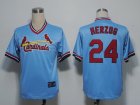 MLB St. Louis Cardinals #24 Herzog m&n Blue