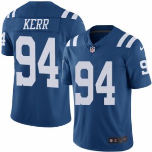 Youth Nike Indianapolis Colts #94 Zach Kerr Limited Royal Blue Rush NFL Jersey