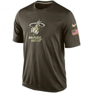 Mens Miami Heat Salute To Service Nike Dri-FIT T-Shirt