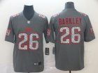 Nike Giants #26 Saquon Barkley Gray Camo Vapor Untouchable Limited Jersey