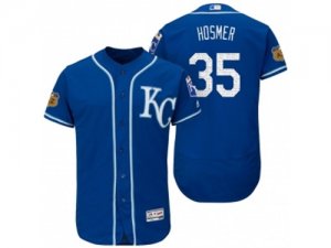 Mens Kansas City Royals #35 Eric Hosmer 2017 Spring Training Flex Base Authentic Collection Stitched Baseball Jersey