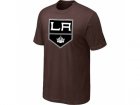 NHL Los Angeles Kings Big & Tall Logo Brown T-Shirt