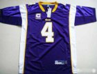 nfl minnesota vikings #4 favre purple[c patch]