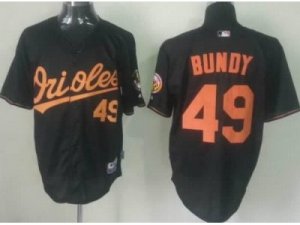 MLB Baltimore Orioles #49 Dylan Bundy Black Jerseys