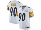 Mens Nike Pittsburgh Steelers #90 T. J. Watt Vapor Untouchable Limited White NFL Jersey