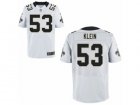 Nike New Orleans Saints #53 A.J. Klein Elite White NFL Jersey