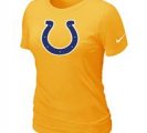 Women Indianapolis Colts Yellow T-Shirts