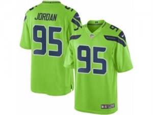 Mens Nike Seattle Seahawks #95 Dion Jordan Limited Green Rush NFL Jersey