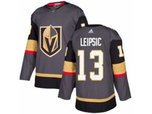 Youth Adidas Vegas Golden Knights #13 Brendan Leipsic Authentic Gray Home NHL Jersey