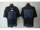 Nike NFL Indianapolis Colts #80 Coby Fleener Black Jerseys(Lights Out Elite)