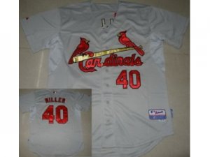 MLB St.Louis Cardinals #40 Shelby Miller Grey Jerseys