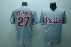 mlb philadelphia phillies #27 polanco grey[cool base]