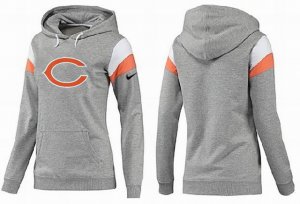 Women Chicago bears Logo Pullover Hoodie-080