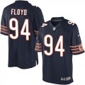 Mens Nike Chicago Bears #94 Leonard Floyd Limited Navy Blue Team Color NFL Jersey