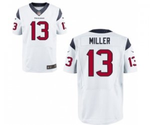 Men\'s Nike Houston Texans #13 Braxton Miller Elite White NFL Jersey