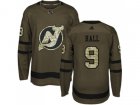 Youth Adidas New Jersey Devils #9 Taylor Hall Green Salute to Service Stitched NHL Jersey