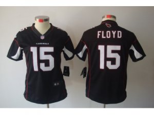 Nike Women NFL Arizona Cardinals #15 Floyd Black Jerseys