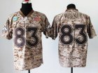 2013 Nike NFL Denver Broncos #83 Wes Welker Camo NFL Elite USMC Jersey(USA)