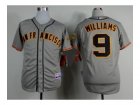 mlb jerseys san francisco giants #9 williams grey