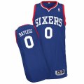 Mens Adidas Philadelphia 76ers #0 Jerryd Bayless Authentic Royal Blue Alternate NBA Jersey