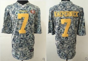 Nike San Francisco 49ers #7 Colin Kaepernick Dollar Fashion Jerseys(Game)