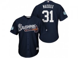 Mens Atlanta Braves #31 Greg Maddux 2017 Spring Training Cool Base Stitched MLB Jersey