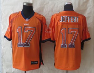 Nike Chicago Bears #17 Jeffery Orange Jerseys(Elite Drift Fashion)