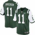 Mens Nike New York Jets #11 Robby Anderson Limited Green Team Color NFL Jersey