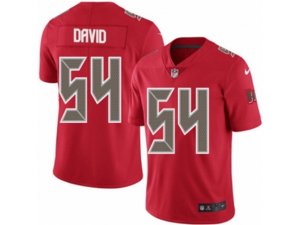 Nike Tampa Bay Buccaneers #54 Lavonte David Limited Red Rush NFL Jersey