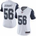 Women's Nike Dallas Cowboys #56 Justin Durant Limited White Rush NFL Jersey