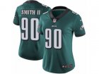 Women Nike Philadelphia Eagles #90 Marcus Smith II Vapor Untouchable Limited Midnight Green Team Color NFL Jersey