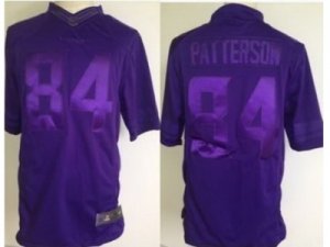 Nike Minnesota Vikings #84 Cordarrelle Patterson Purple Jerseys(Drenched Limited)