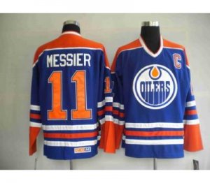 nhl edmonton oilers #11 messier lt.blue ccm