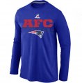 Nike New England Patriots Long Sleeve T-Shirt Light blue