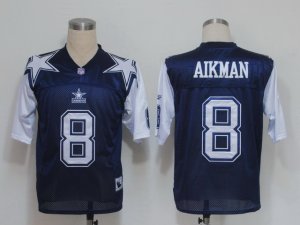 nfl dallas cowboys #8 aikman blue[m&n 1994]