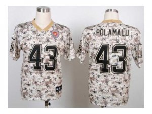 Nike jerseys pittsburgh steelers #43 troy polamalu camo[2013 new Elite]