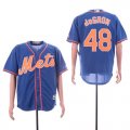 Mets #48 Jacob deGrom Royal Cool Base Jersey