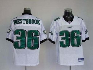 nfl philadelphia eagles #36 westbrook white