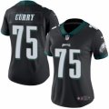 Women's Nike Philadelphia Eagles #75 Vinny Curry Limited Black Rush NFL Jersey