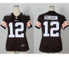 Nike women jerseys cleveland browns #12 gordon brown[gordon]