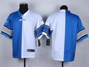 Nike Detroit Lions Blank blue-white Jerseys[Elite Split]