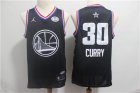 Warriors #30 Stephen Curry Black 2019 NBA All-Star Game Jordan Brand Swingman Jersey