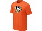 NHL Pittsburgh Penguins Big & Tall Logo Orange T-Shirt