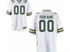 Nike Green Bay Packers Customized Game White Jersey