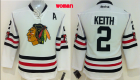 Women NHL Chicago Blackhawks #2 Duncan Keith classic white jerseys