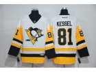 Men Pittsburgh Penguins #81 Phil Kessel White New Away Stitched NHL Jersey