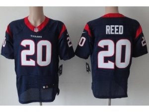 Nike NFL Houston Texans #20 Ed Reed Blue Jerseys(Elite)