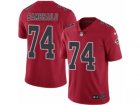 Men Nike Atlanta Falcons #74 Ty Sambrailo Limited Red Rush Vapor Untouchable NFL Jersey