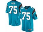 Men's Nike Carolina Panthers #75 Matt Kalil Limited Blue Alternate NFL Jersey